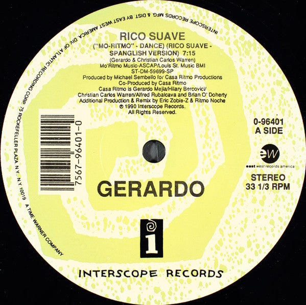 Gerardo : Rico Suave (12")