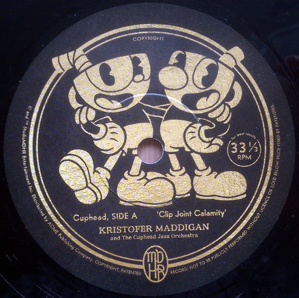 Kristofer Maddigan And The Cuphead Jazz Orchestra : Selections From Cuphead "Don't Deal With The Devil" Original Soundtrack (7", Promo, Smplr)