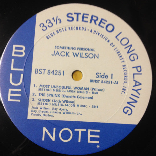 Jack Wilson : Something Personal (LP, Album)