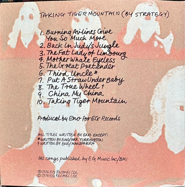 Eno* : Taking Tiger Mountain (By Strategy) (CD, Album, RE)
