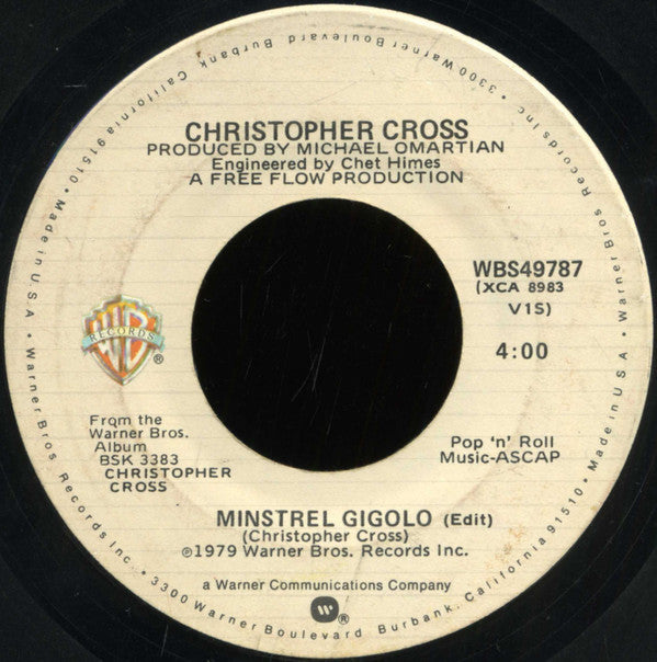 Christopher Cross : Arthur's Theme (Best That You Can Do) (7", Single, Spe)