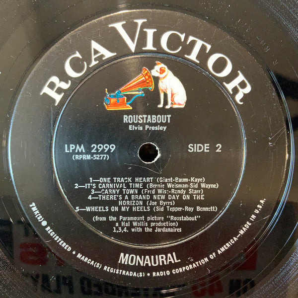 Elvis Presley : Roustabout (LP, Album, Mono, RE, Hol)