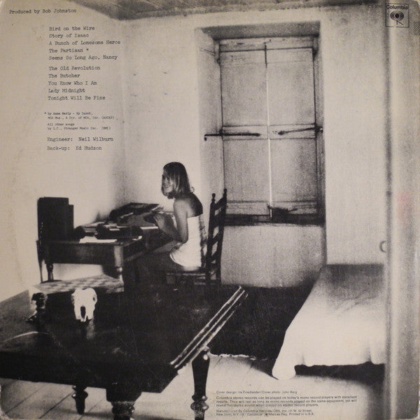 Leonard Cohen : Songs From A Room (LP, Album, Pit)