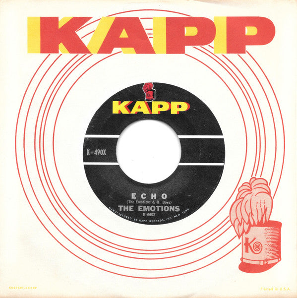 The Emotions (5) : Come Dance Baby / Echo (7", Styrene)