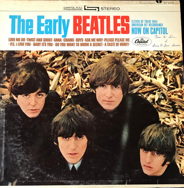 The Beatles : The Early Beatles (LP, Album, Comp, RP, Jac)