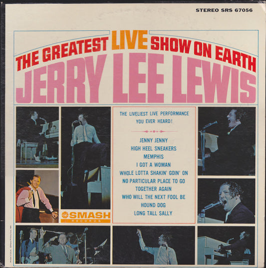 Jerry Lee Lewis : The Greatest Live Show On Earth (LP, Album)