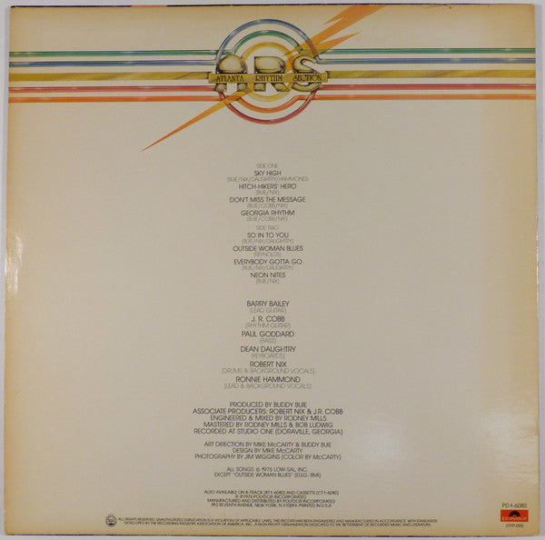 Atlanta Rhythm Section : A Rock And Roll Alternative (LP, Album)