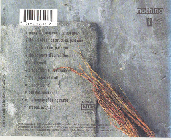 Nine Inch Nails : Further Down The Spiral (CD, Album)