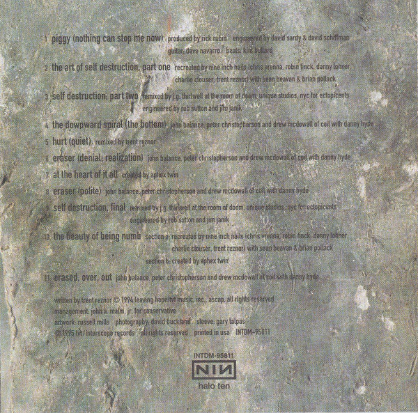 Nine Inch Nails : Further Down The Spiral (CD, Album)