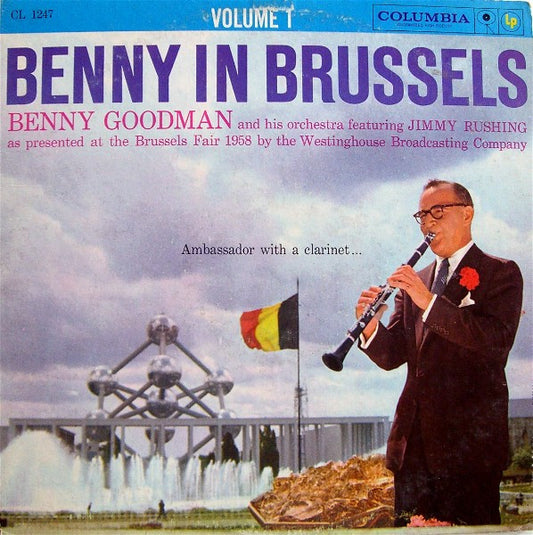 Benny Goodman And His Orchestra : Benny In Brussels Volume 1 (LP, Album, Mono)