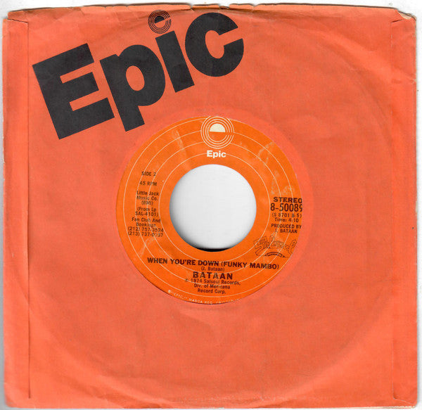 Bataan* : The Bottle = La Botella (7", Styrene, Pit)