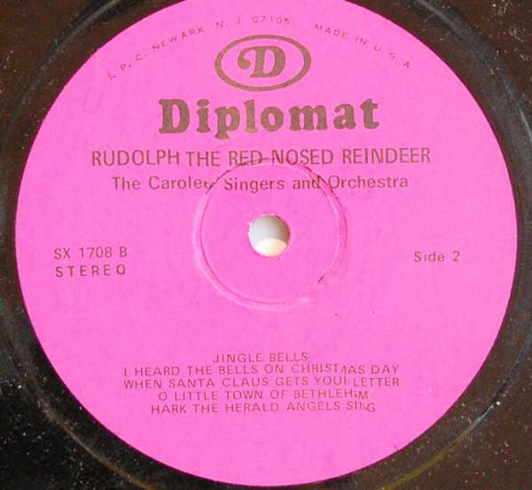 The Caroleer Singers* And Orchestra* : Rudolph The Red Nosed Reindeer (LP, Album)
