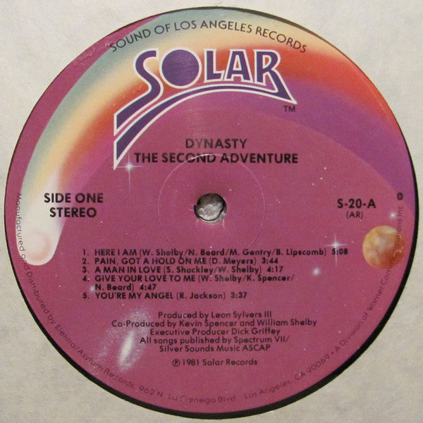 Dynasty : The Second Adventure (LP, Album, AR)