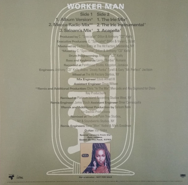 Patra : Worker Man (12", Promo)
