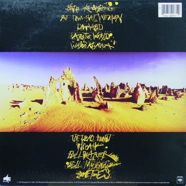 Midnight Oil : Diesel And Dust (LP, Album, Gat)
