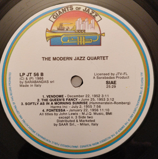 The Modern Jazz Quartet : The Modern Jazz Quartet (LP, Comp)