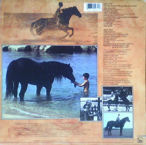 Carmine Coppola, Shirley Walker : The Black Stallion (Original Motion Picture Soundtrack) (LP, RE)