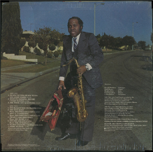 Eddie Harris : The Reason Why I'm Talking S--t (LP, Album, RI)