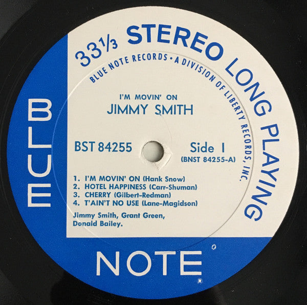 Jimmy Smith : I'm Movin' On (LP, Album, VAN)
