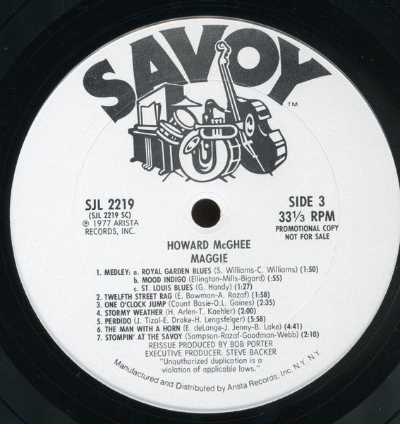 Howard McGhee : Maggie (2xLP, Comp, Promo)