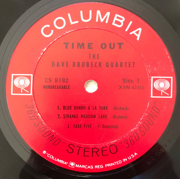 The Dave Brubeck Quartet : Time Out (LP, Album, RE, Pit)