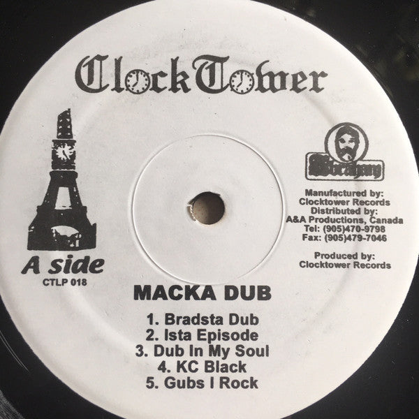 Clocktower Productions : The Sound Of Macka Dub Vol.1 (LP, RP)