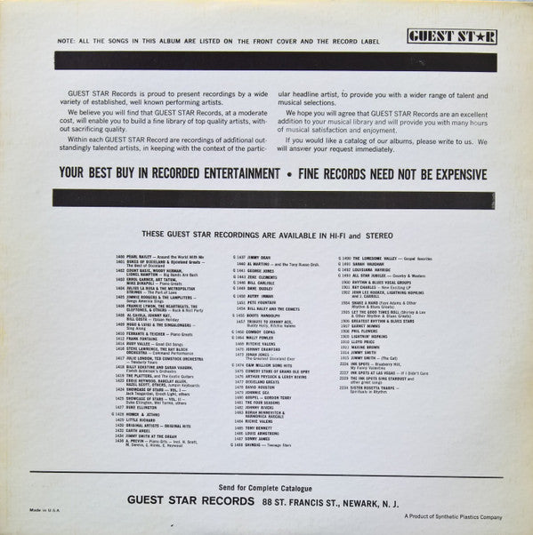 Don Gardner Trio Featuring Jimmy Smith / The Wilson Lewes Quartet : Don Gardner Trio Featuring Jimmy Smith (LP, Comp, Bla)