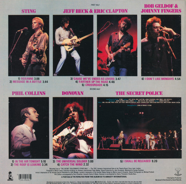 Various : The Secret Policeman's Other Ball (The Music) (LP, Album, Ter)