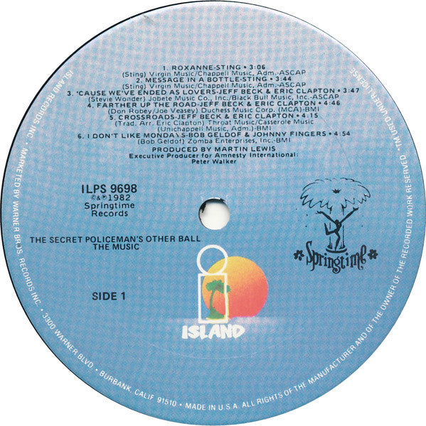 Various : The Secret Policeman's Other Ball (The Music) (LP, Album, Ter)