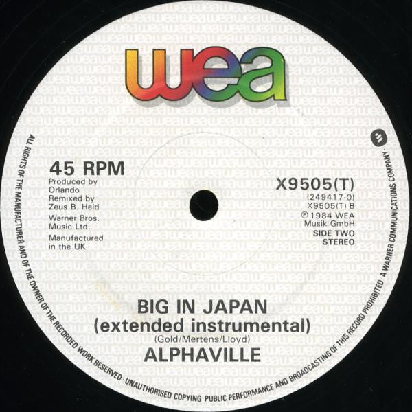 Alphaville : Big In Japan (12", Single)