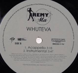 Remy Ma* : Whuteva (12", Promo)