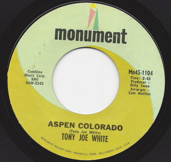 Tony Joe White : Polk Salad Annie / Aspen Colorado (7", Single)