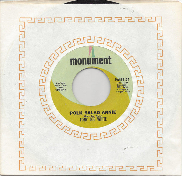 Tony Joe White : Polk Salad Annie / Aspen Colorado (7", Single)