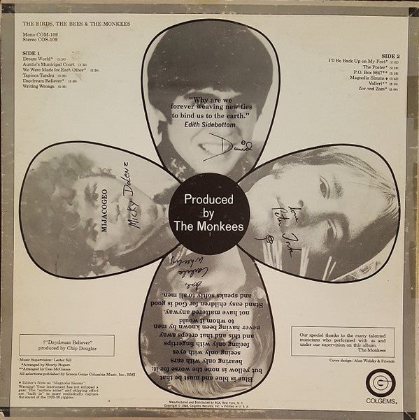 The Monkees : The Birds, The Bees & The Monkees (LP, Album, Ind)