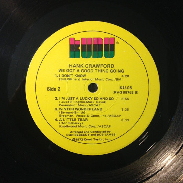 Hank Crawford : We Got A Good Thing Going (LP, Album)
