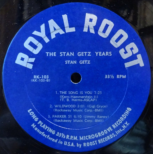 Stan Getz : The Stan Getz Years (2xLP, Comp, Mono)