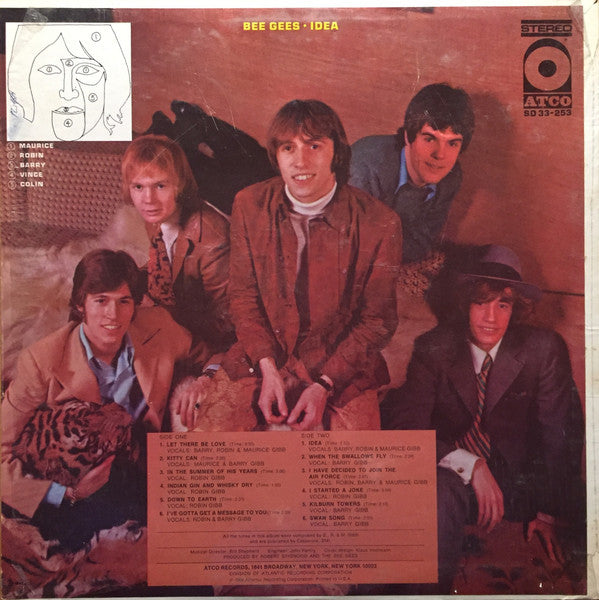 Bee Gees : Idea (LP, Album, Pit)