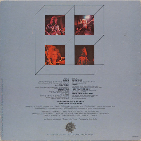 Bachman-Turner Overdrive : Bachman-Turner Overdrive II (LP, Album, RE, Ter)