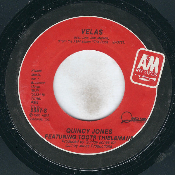Quincy Jones Featuring James Ingram : One Hundred Ways (7", Styrene, Pit)