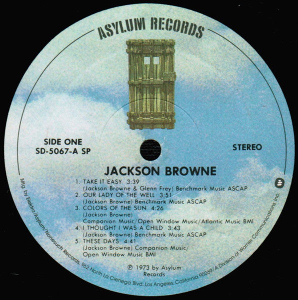 Jackson Browne : For Everyman (LP, Album, RE, SP )