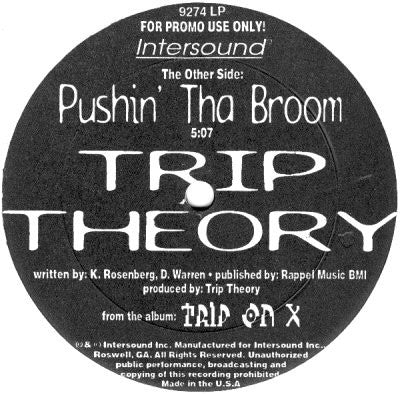Trip Theory : 8 Dayz A Tweak / Pushin' The Broom (12", Promo)