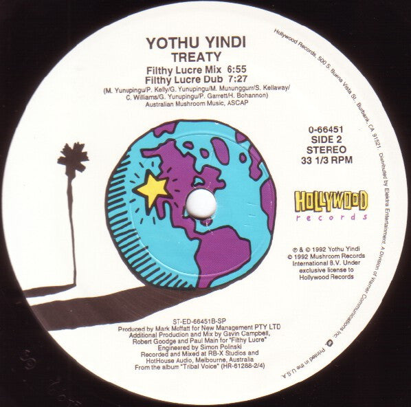 Yothu Yindi : Treaty (12", Single)