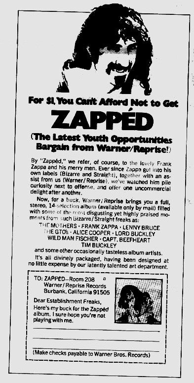 Various : Zappéd (LP, Comp, Smplr, San)