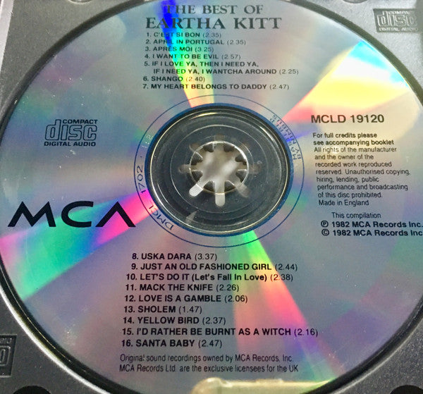 Eartha Kitt : The Best Of Eartha Kitt (CD, Comp, RE)