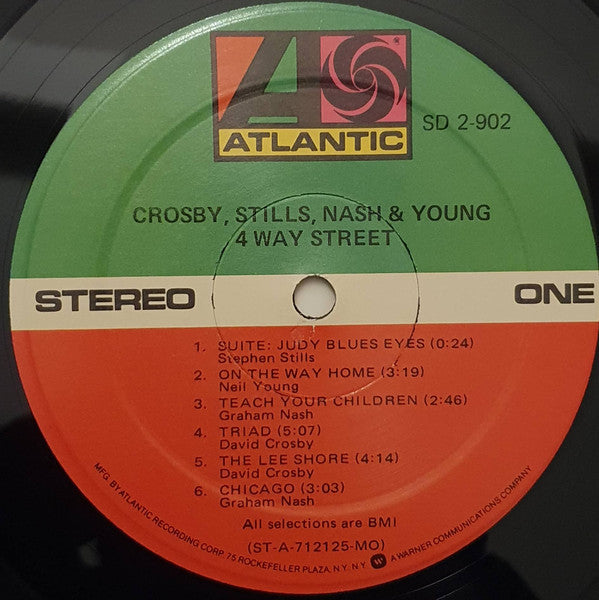 Crosby, Stills, Nash & Young : 4 Way Street (2xLP, Album, RE, Mon)