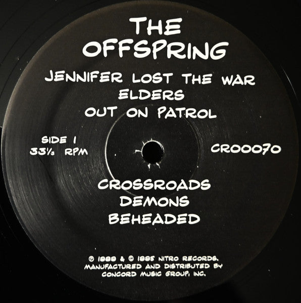 The Offspring : The Offspring (LP, Album, RE, RP)