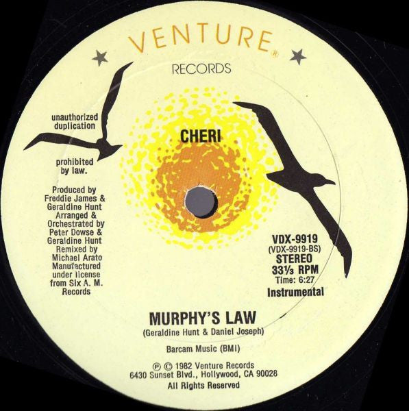 Cheri : Murphy's Law (12")