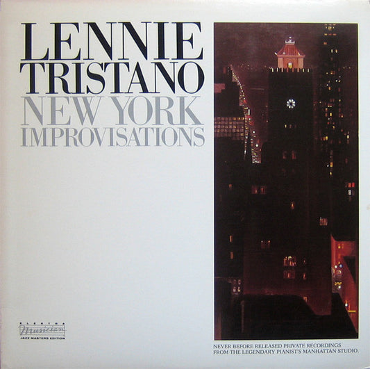 Lennie Tristano : New York Improvisations (LP, Album)