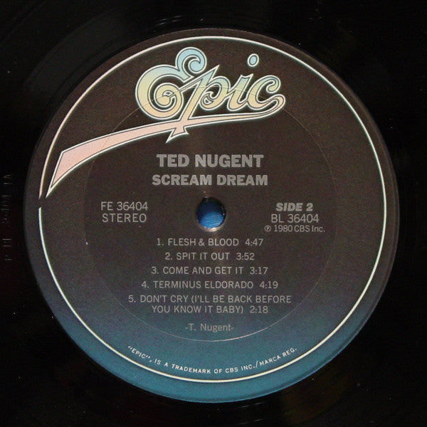 Ted Nugent : Scream Dream (LP, Album, San)
