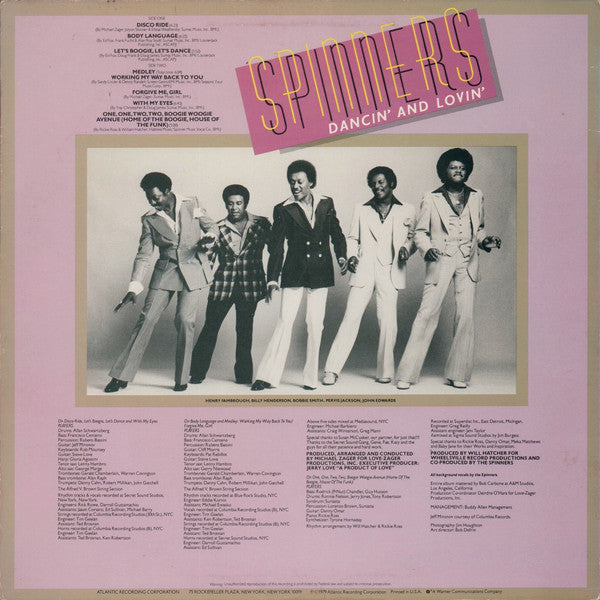 Spinners : Dancin' And Lovin' (LP, Album, MO)